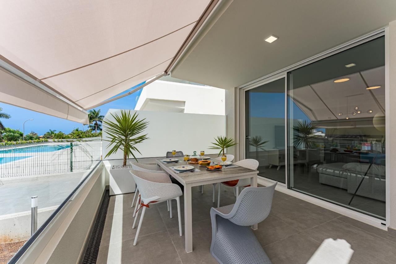 Modern New Apartment Las Terrazas De Costa Adeje. Heated Pool, Big Terrace And Private Parking Kültér fotó