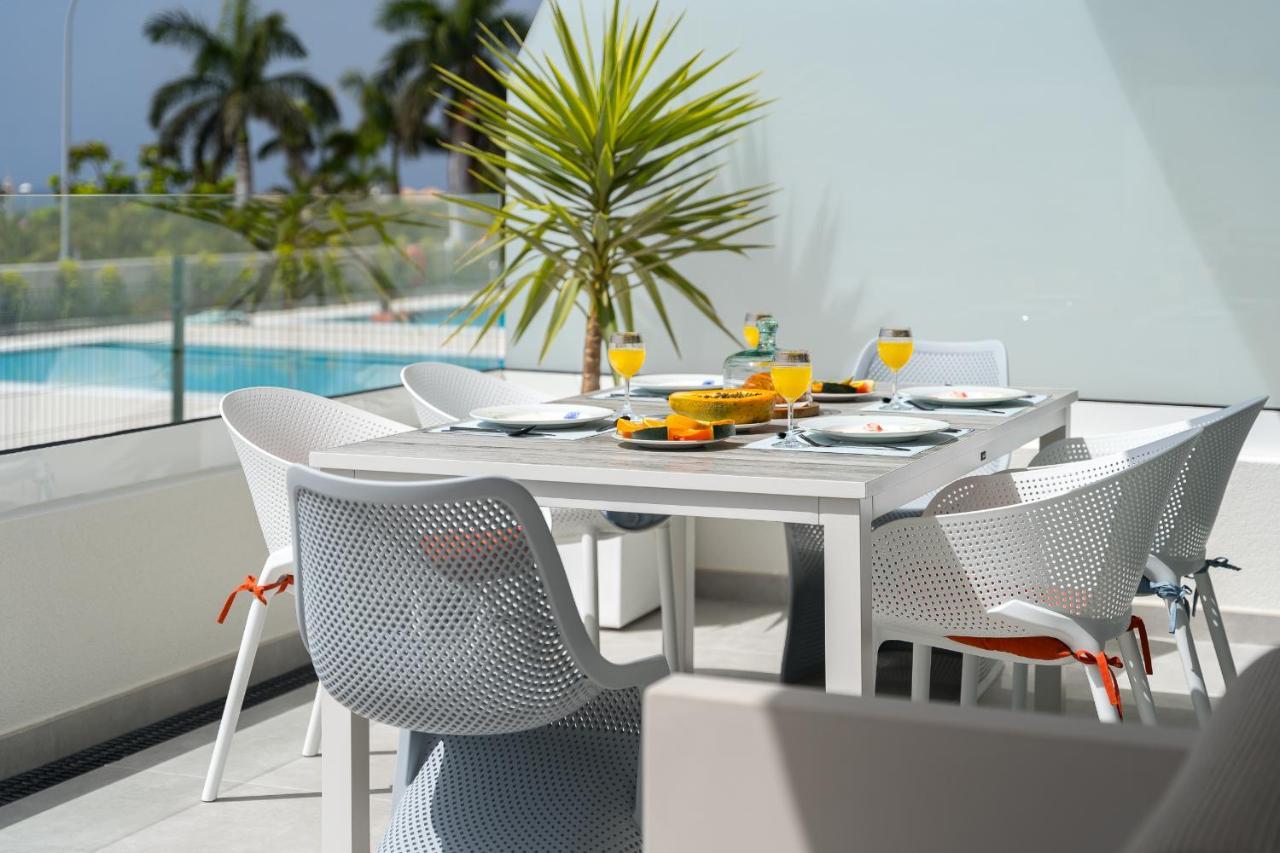 Modern New Apartment Las Terrazas De Costa Adeje. Heated Pool, Big Terrace And Private Parking Kültér fotó
