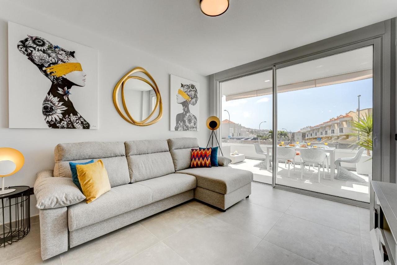 Modern New Apartment Las Terrazas De Costa Adeje. Heated Pool, Big Terrace And Private Parking Kültér fotó