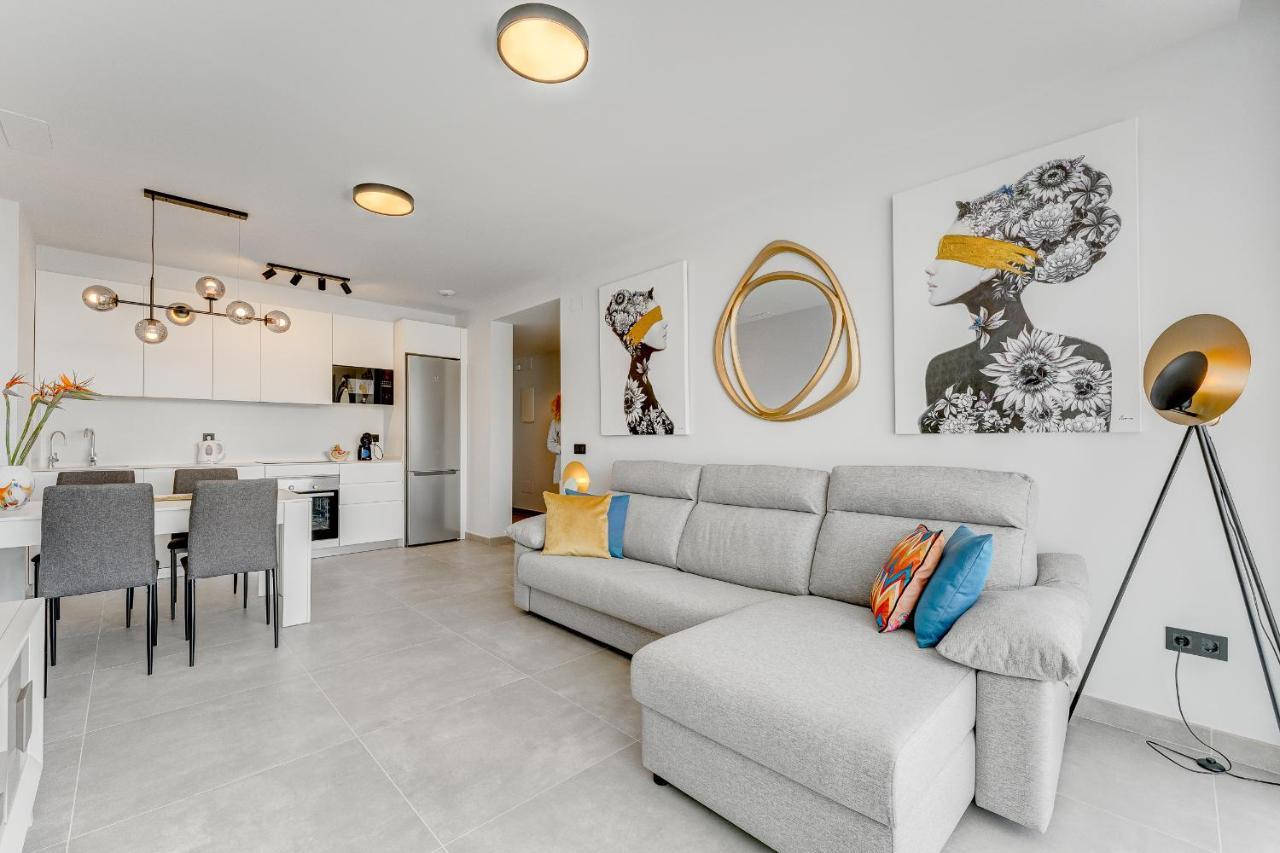 Modern New Apartment Las Terrazas De Costa Adeje. Heated Pool, Big Terrace And Private Parking Kültér fotó